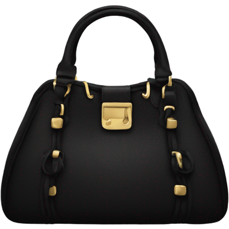 Black handbag emoji