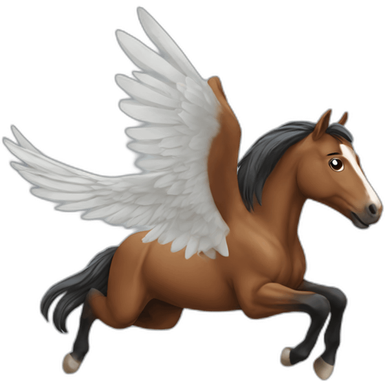 horse-flying emoji