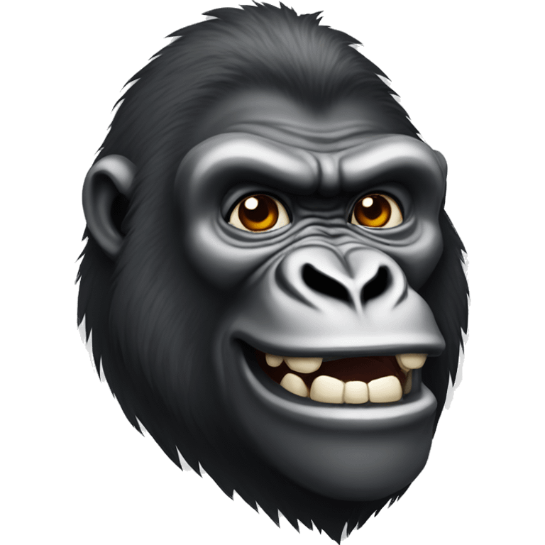 Smilling Male gorilla emoji