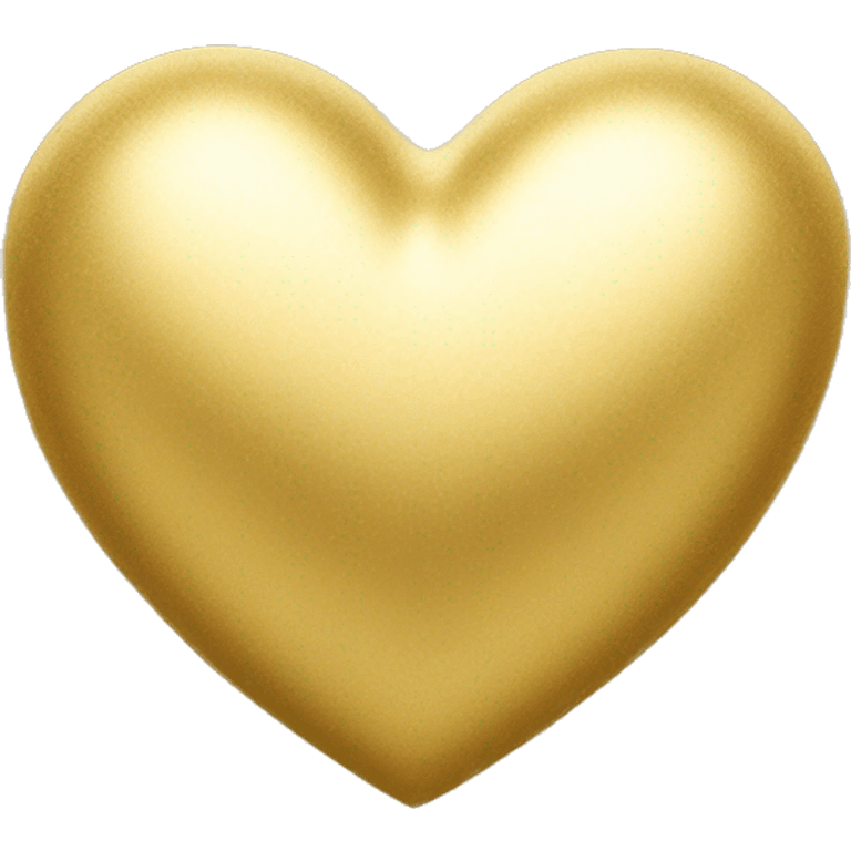 Gold heart emoji