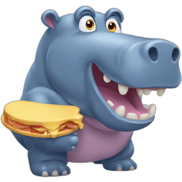 hungry hippo emoji