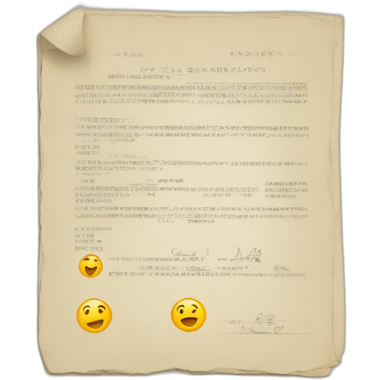 licence document emoji