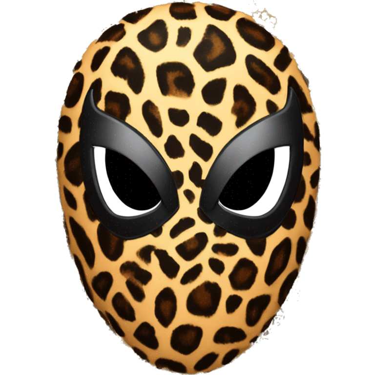 leopard print spiderman emoji