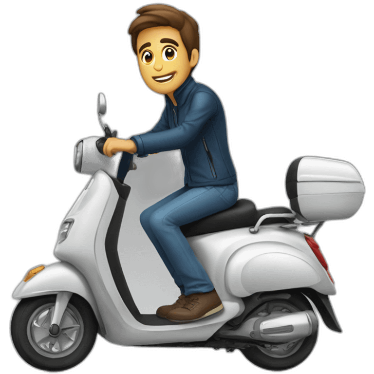 Enrique zemour sur scooters emoji