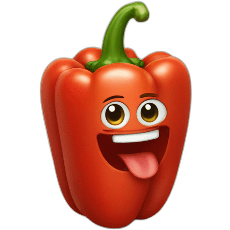 Red bell pepper emoji