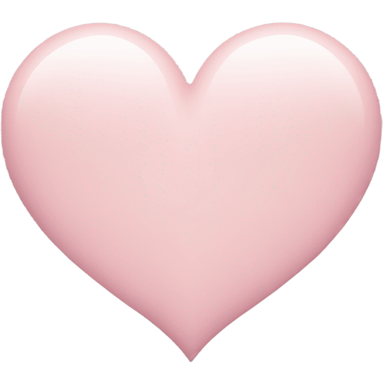 pastel pink heart emoji