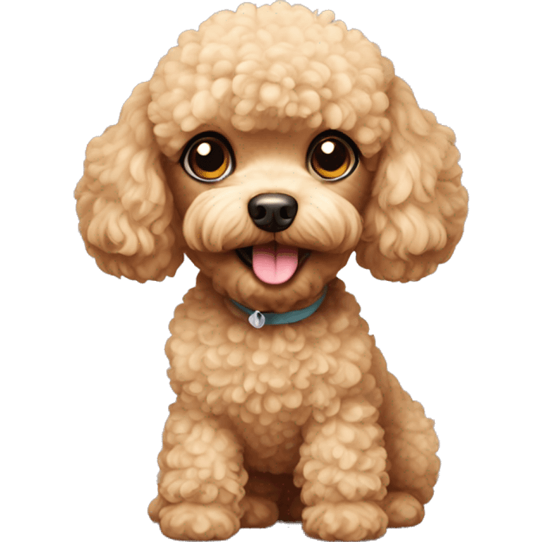 Toy poodle emoji