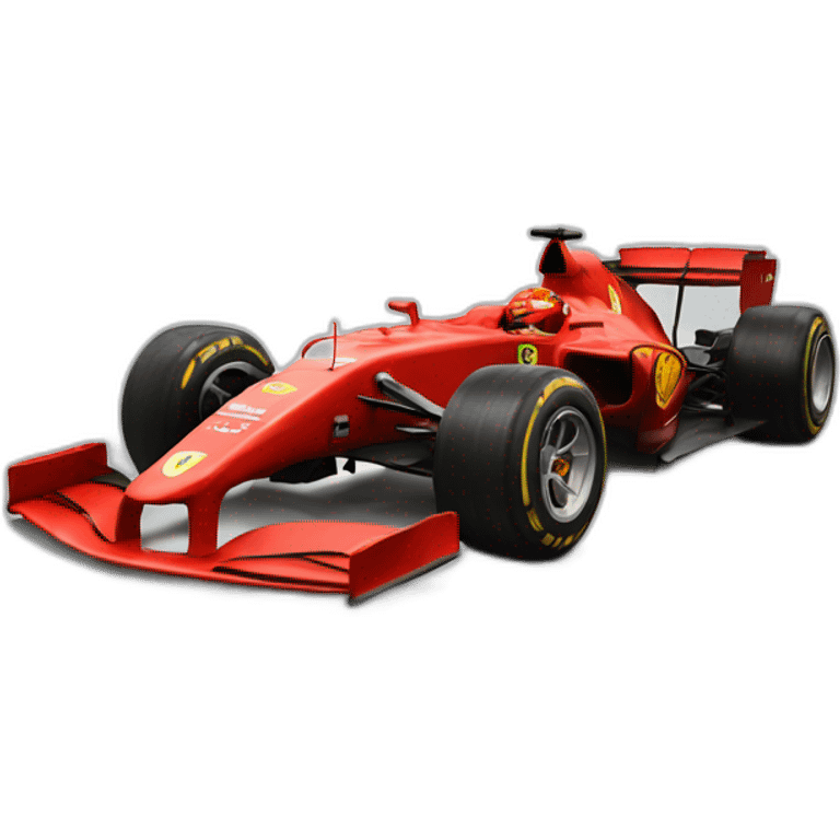 Formula 1 Ferrari emoji