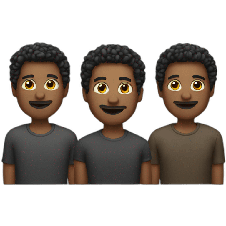 3 men emoji