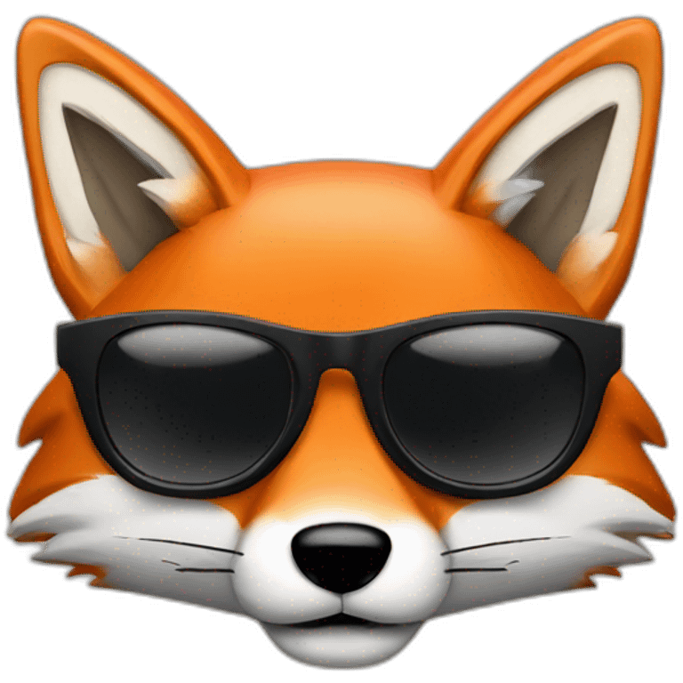 fox sunglassews emoji