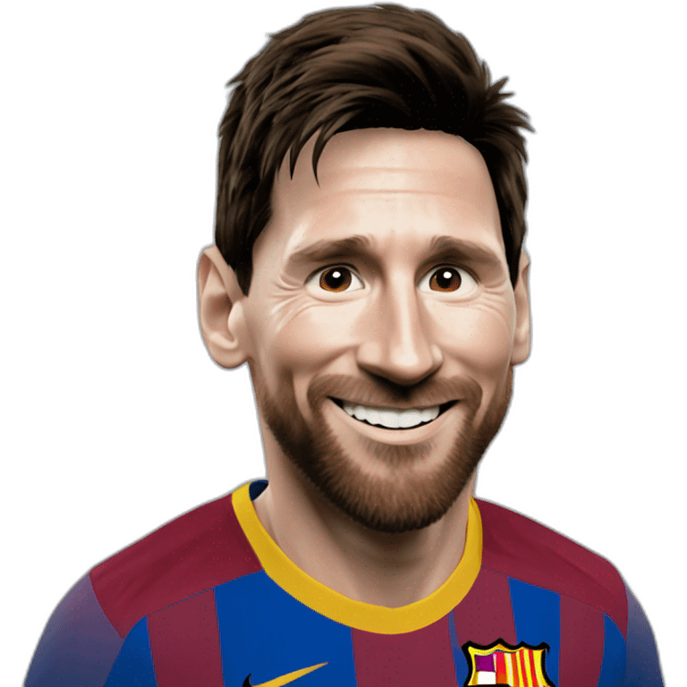 Lionel messi happy emoji