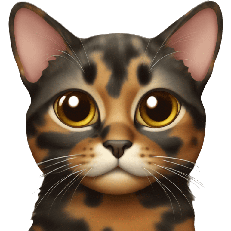 Tortoiseshell cat emoji