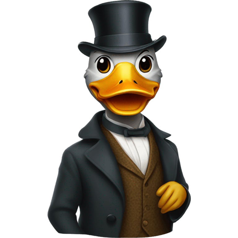 Duck Sherlock Holmes  emoji