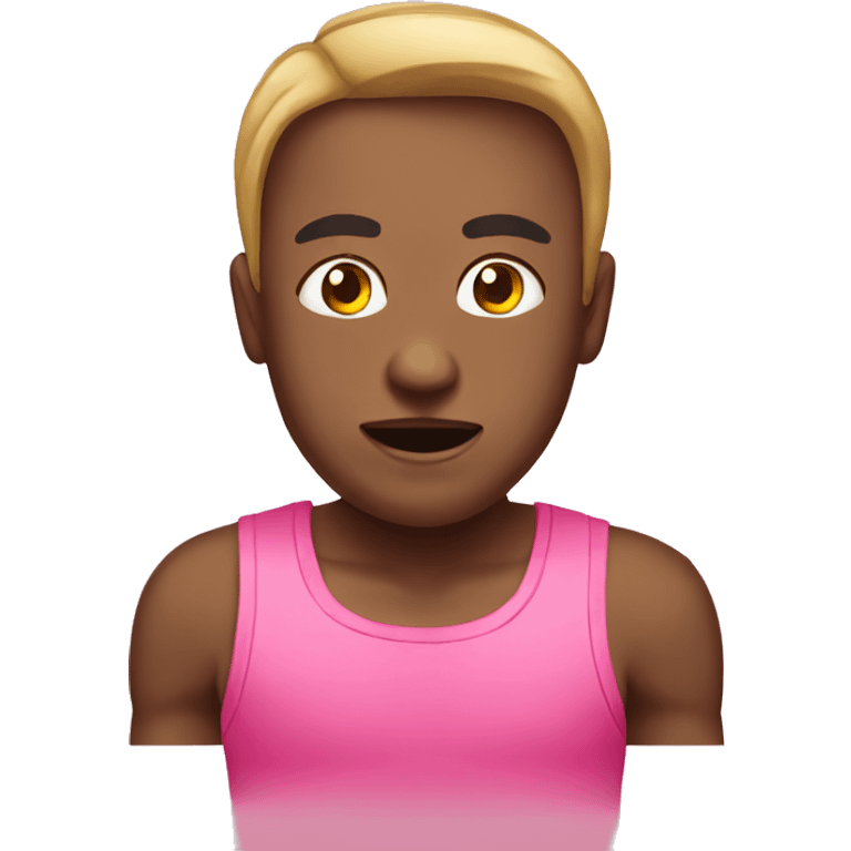 Pink boxe  emoji