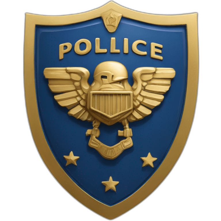 judge dredd's police badge emoji