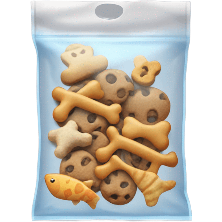 Bag of pet treats emoji