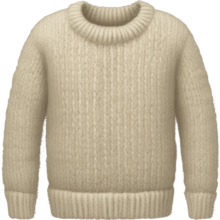 knit sweater emoji