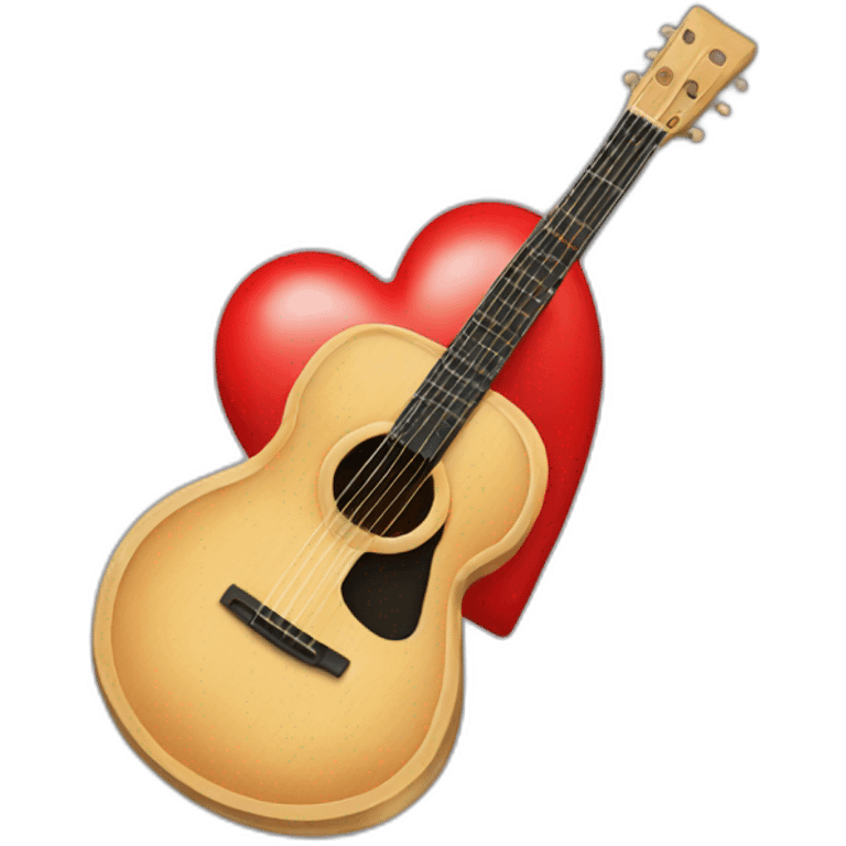 Music+Red Heart emoji