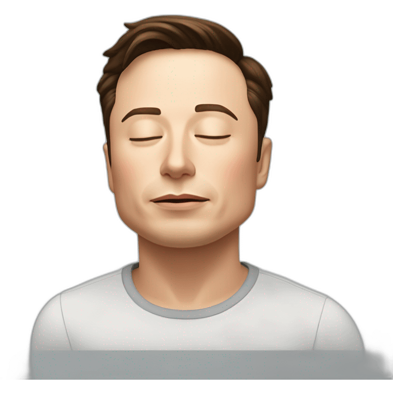 Elon musk sleep emoji