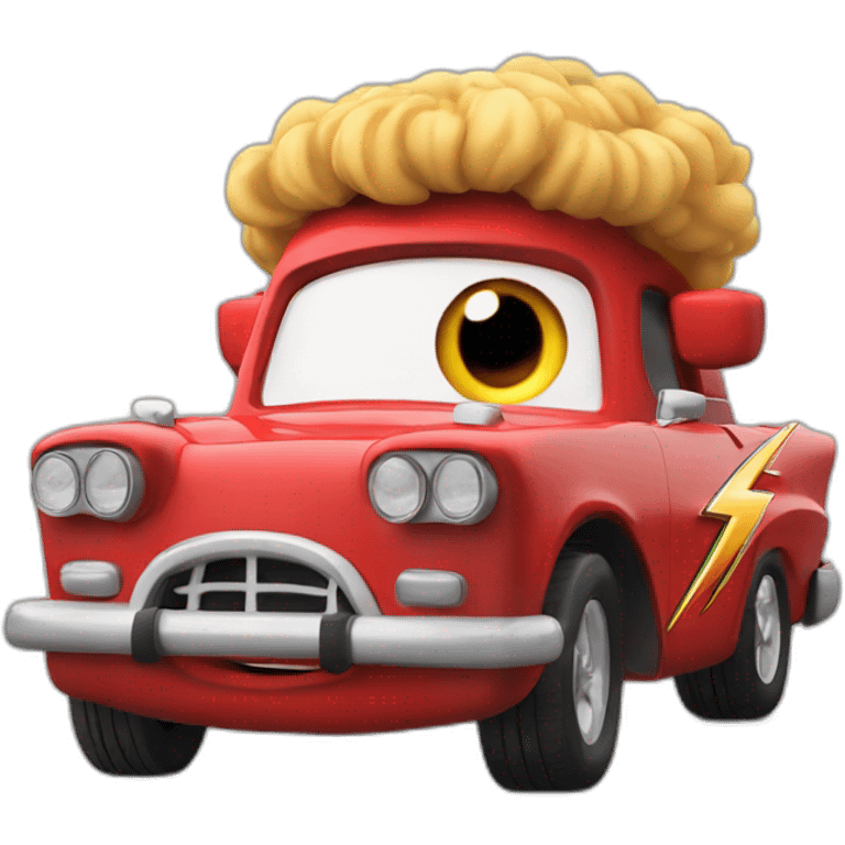 Flash macqueen in the moovie cars emoji