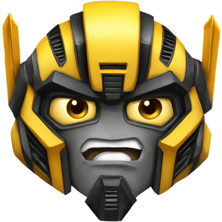 transformer bumblebee annoyed face  emoji