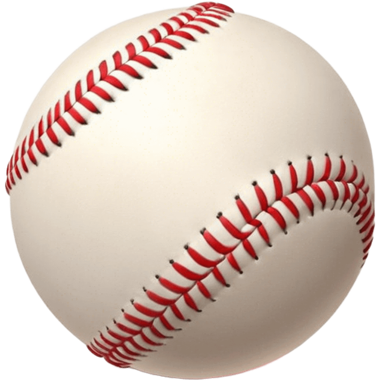 Cinematic Realistic Baseball Scene Emoji, depicted as an action-packed moment of a baseball in play with dynamic motion blur and crisp detailed textures, rendered with vibrant nostalgic lighting that captures the spirit of America's favorite pastime. emoji