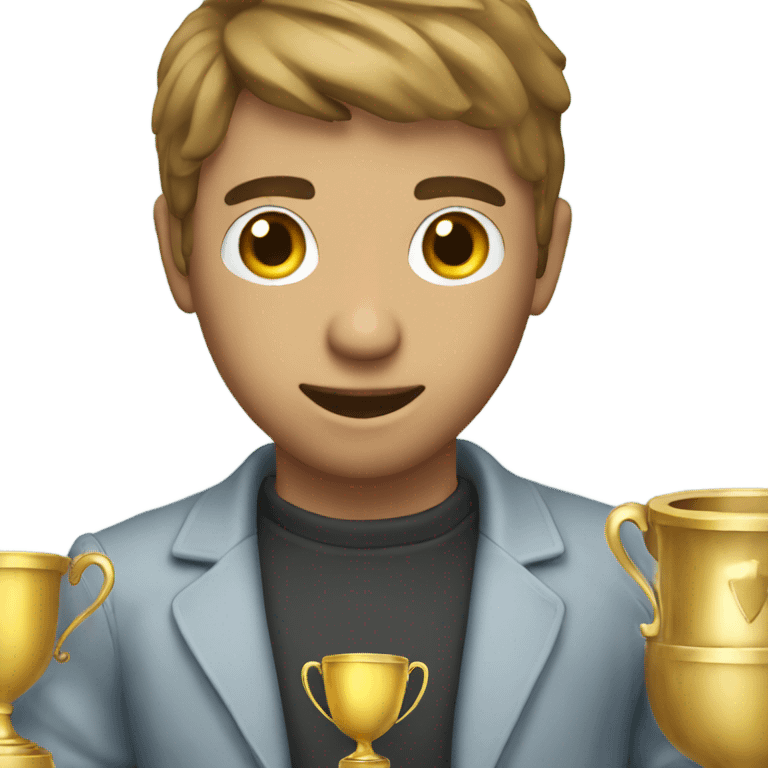 Nice boyfriend trophy emoji