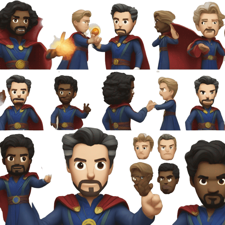 Doctor Strange using powers emoji