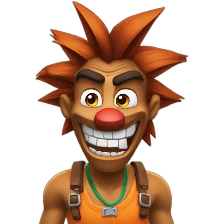 3D Emoji Crash Bandicoot like emoji