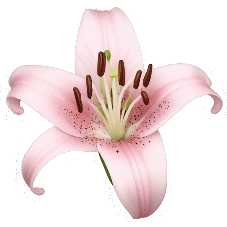 light pink lilium emoji