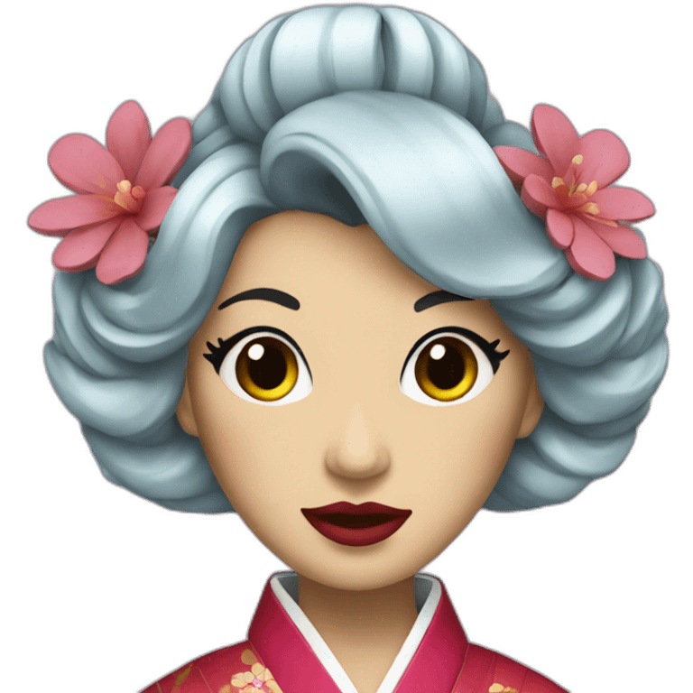 Geisha drag queen emoji