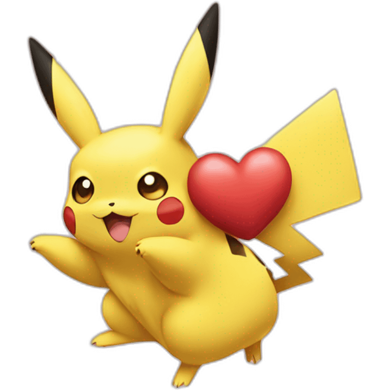 pikachu heart eliel emoji