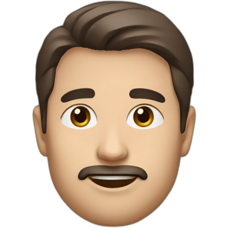 oturarak kahve içen adam emoji