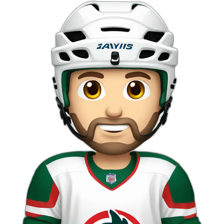 hockey player slavic emoji