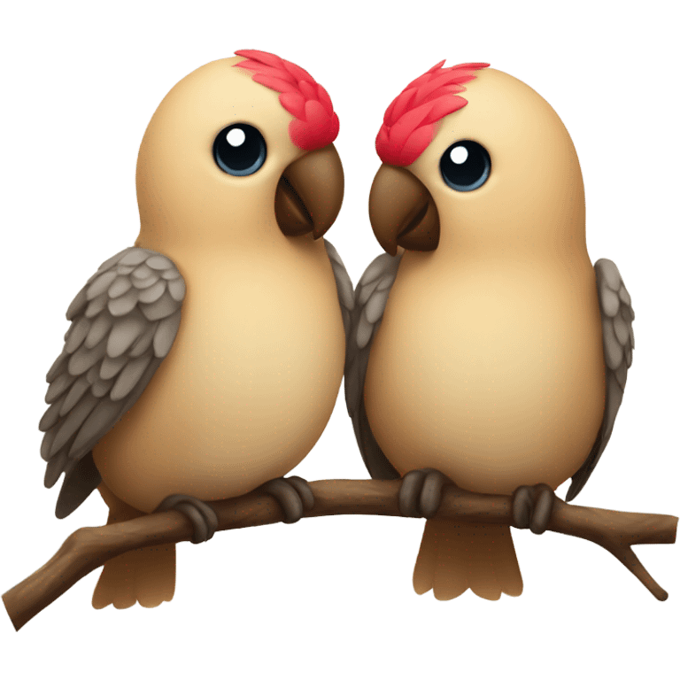 love birds emoji