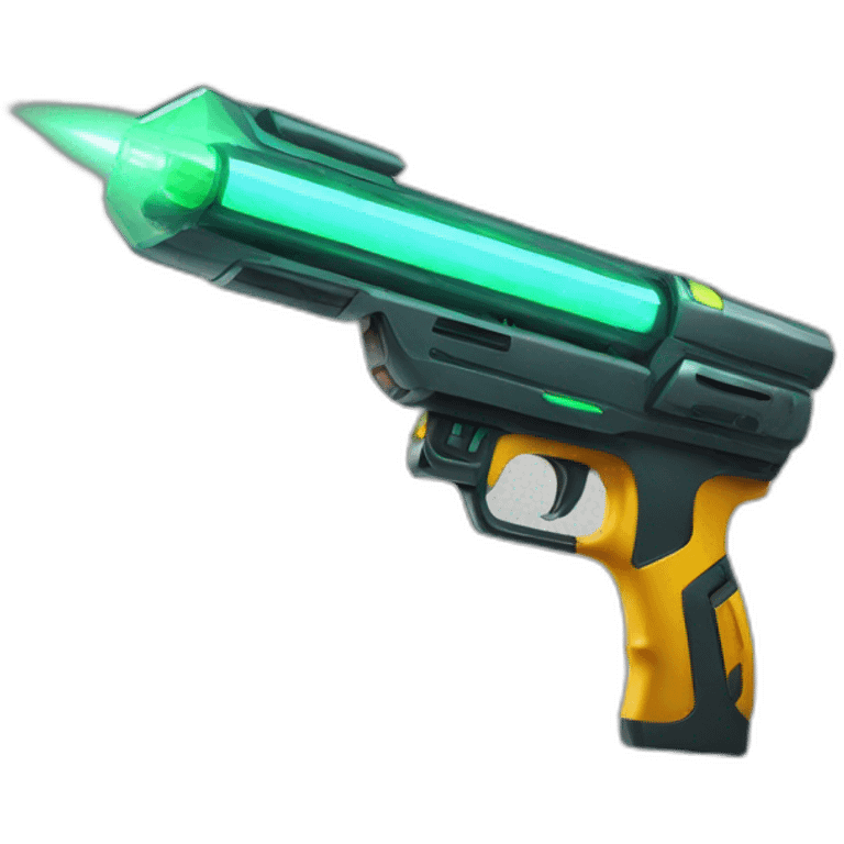 futuristic laser gun emoji