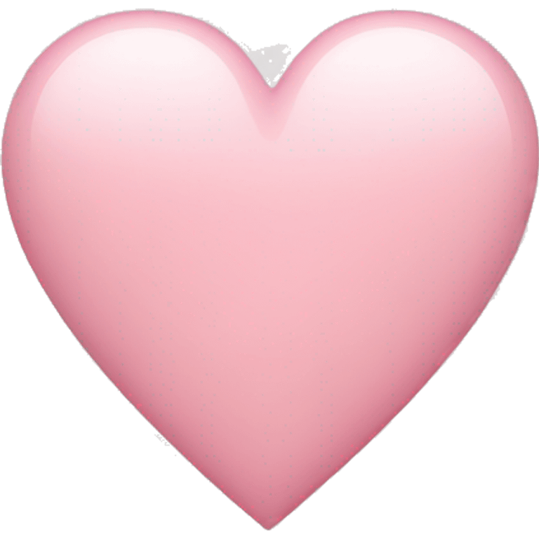 Light pink heart emoji