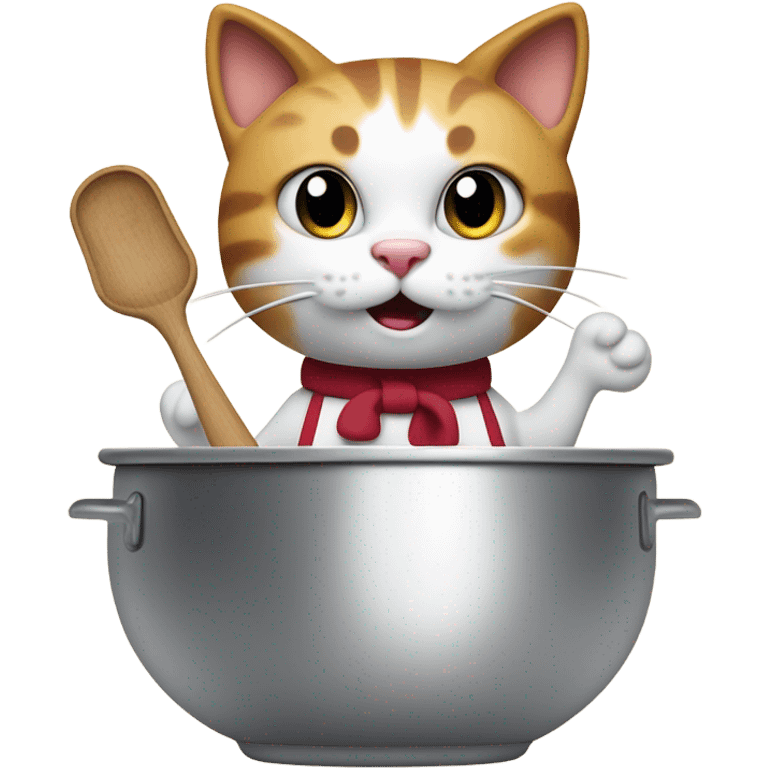 Cat baking  emoji