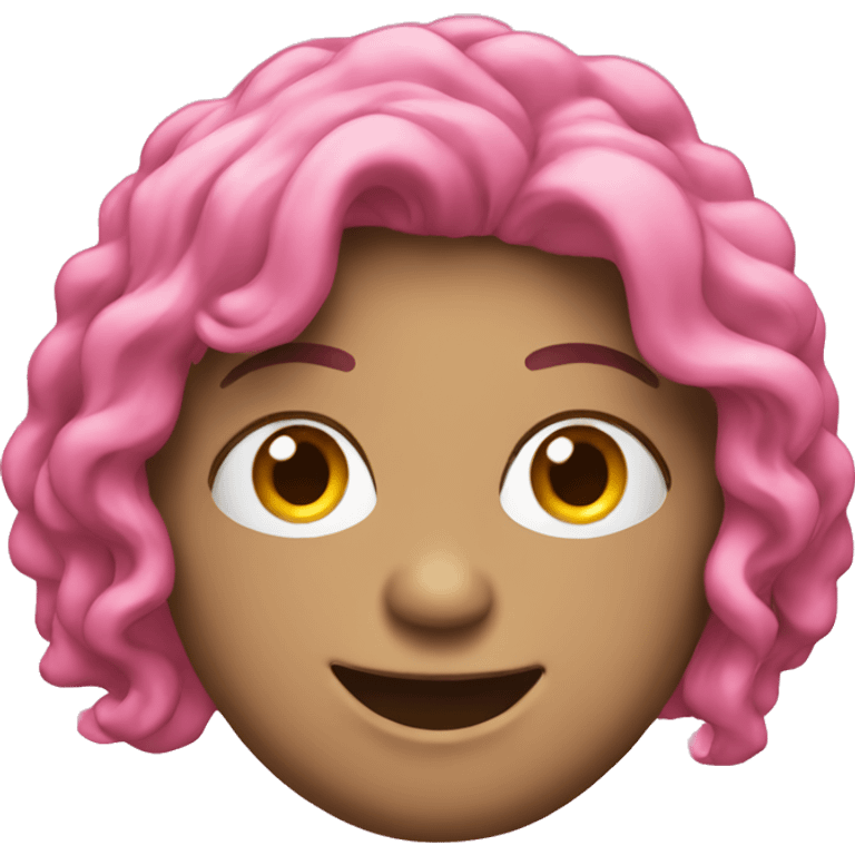 Pink iPad case emoji