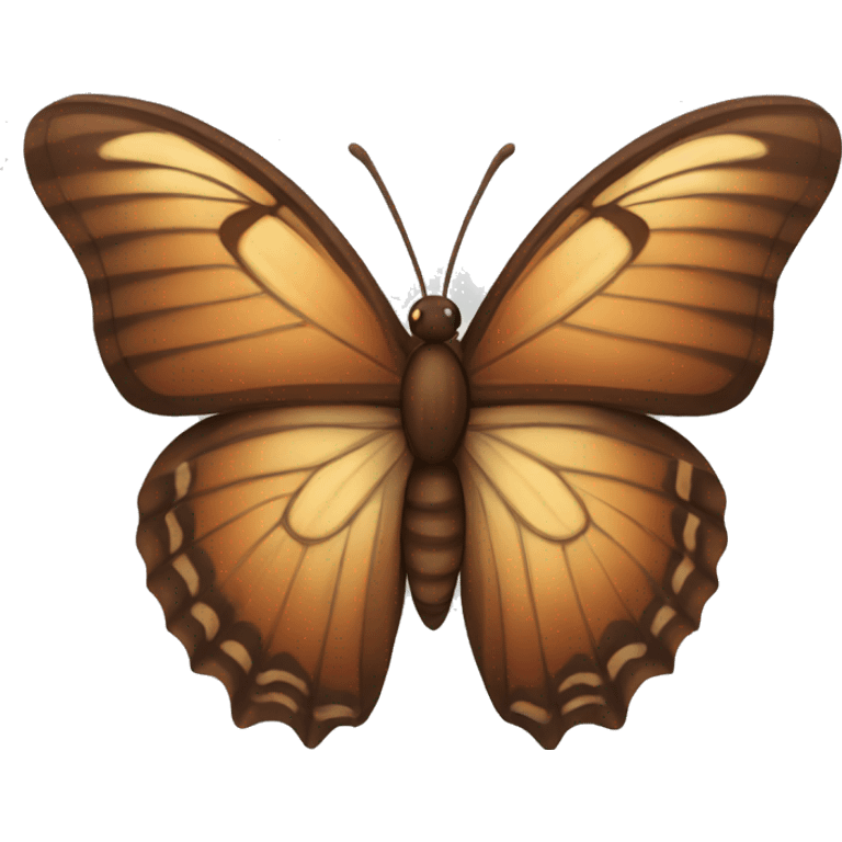 brown butterfly emoji