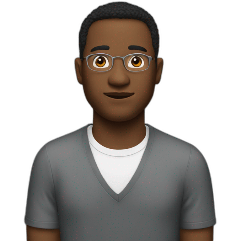 Ted young black emoji