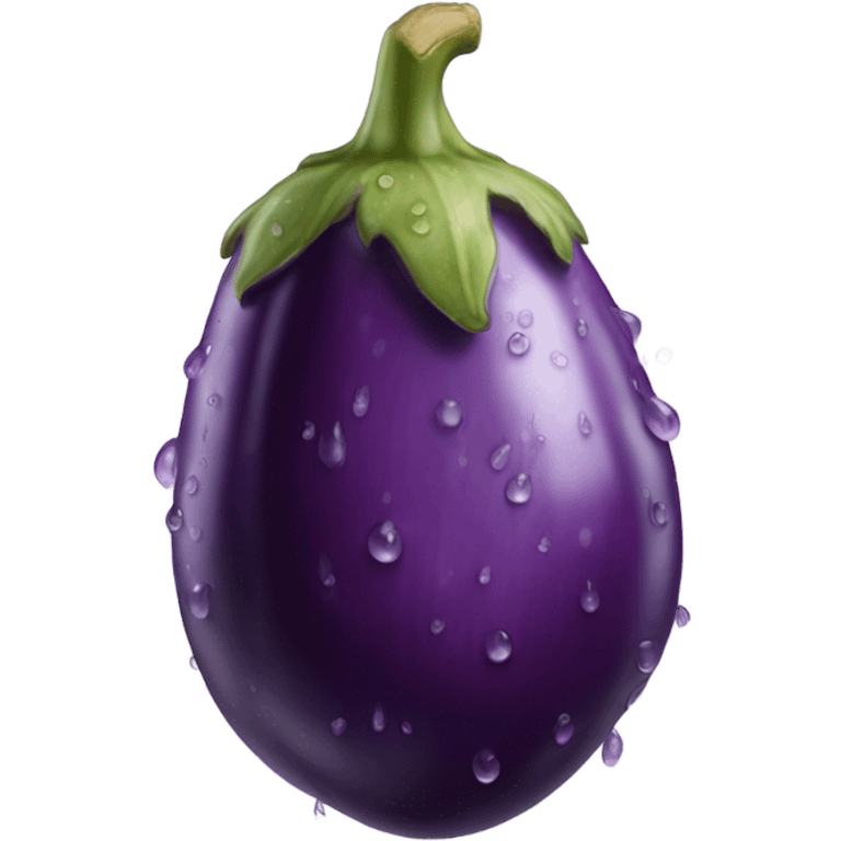 Wet Eggplant emoji