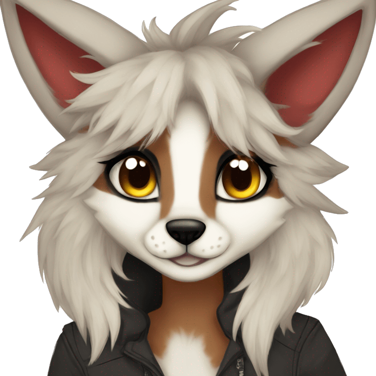 Edgy sharp modern anthro furry by Falvie, LiLaiRa, AngieWolf emoji