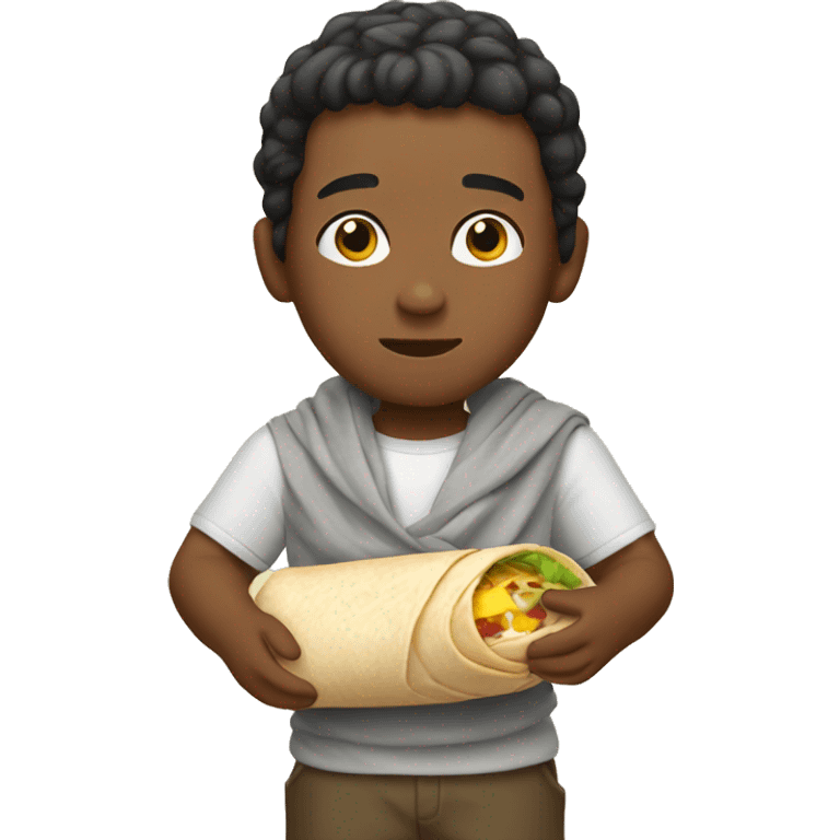 Boy burrito emoji