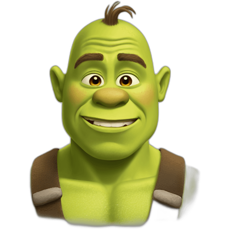 Shrek shirtless emoji