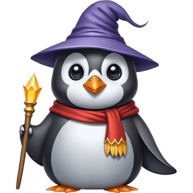 penguin wizard emoji