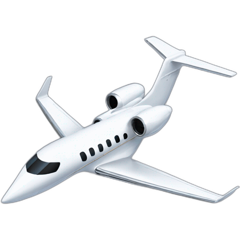 Private jet similar to a gulfstream  emoji