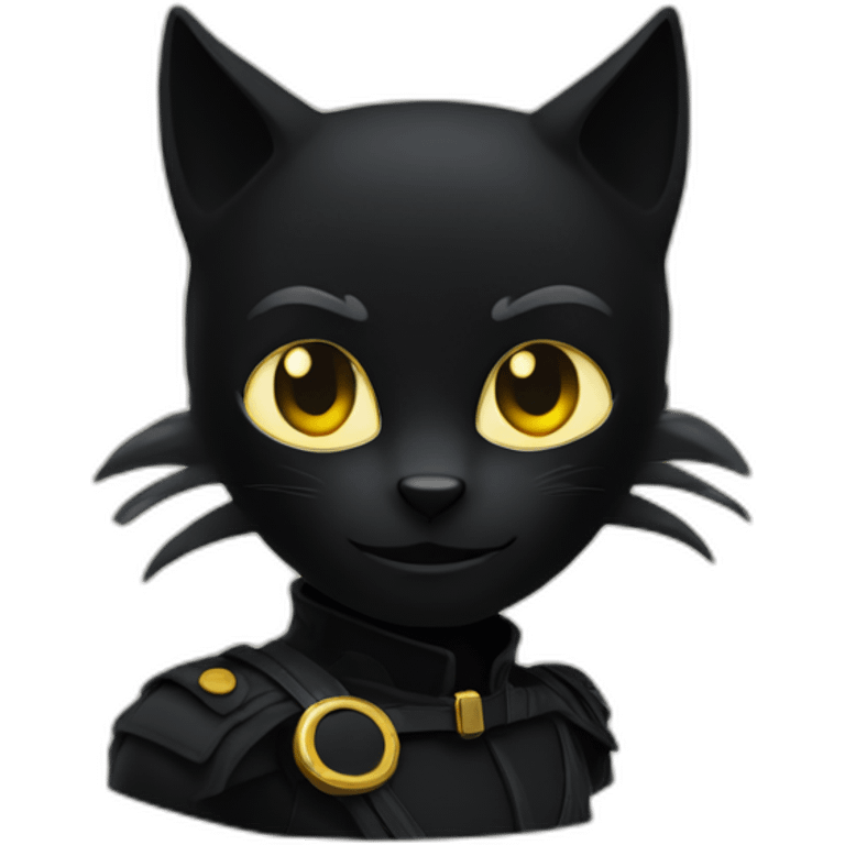 Chat noir content  emoji