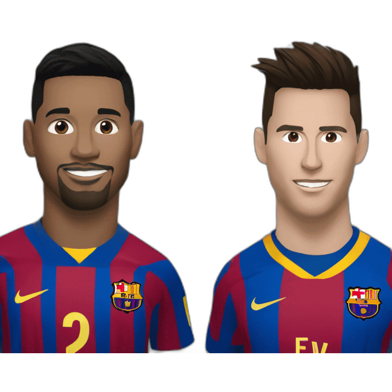 Messi et ronaldo emoji