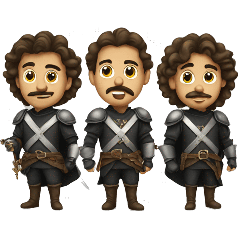 the three musketeers emoji